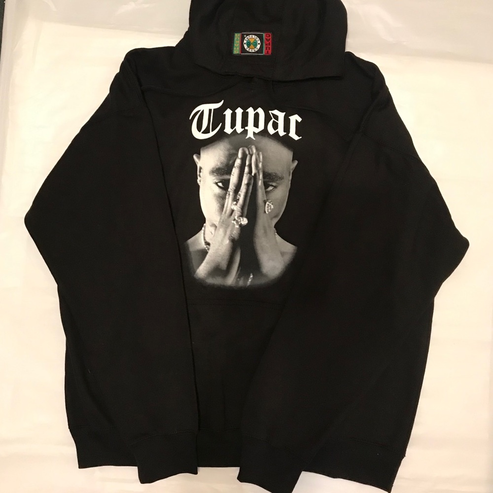 Cross Colours Tupac Shakur Men Hoodie Sz: L & XL